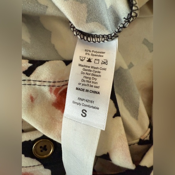 LuLaRoe Heidi Babydoll Floral Print Size Small - Picture 3 of 8